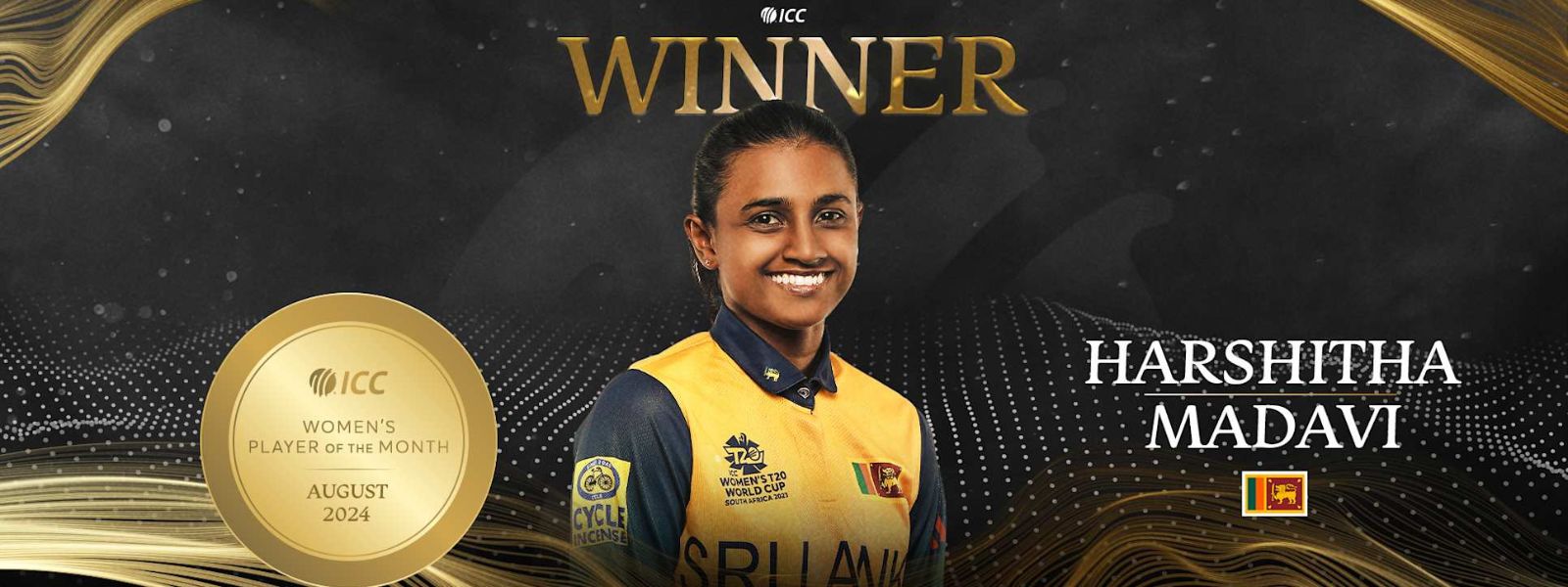 Harshitha, ICC Women's August Player Of The Month